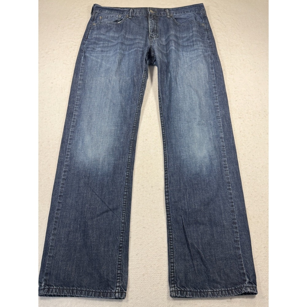 Levi's 559 Jeans Mens 34x34 Blue Denim Cotton Relaxed Fit Low Rise Straight Leg